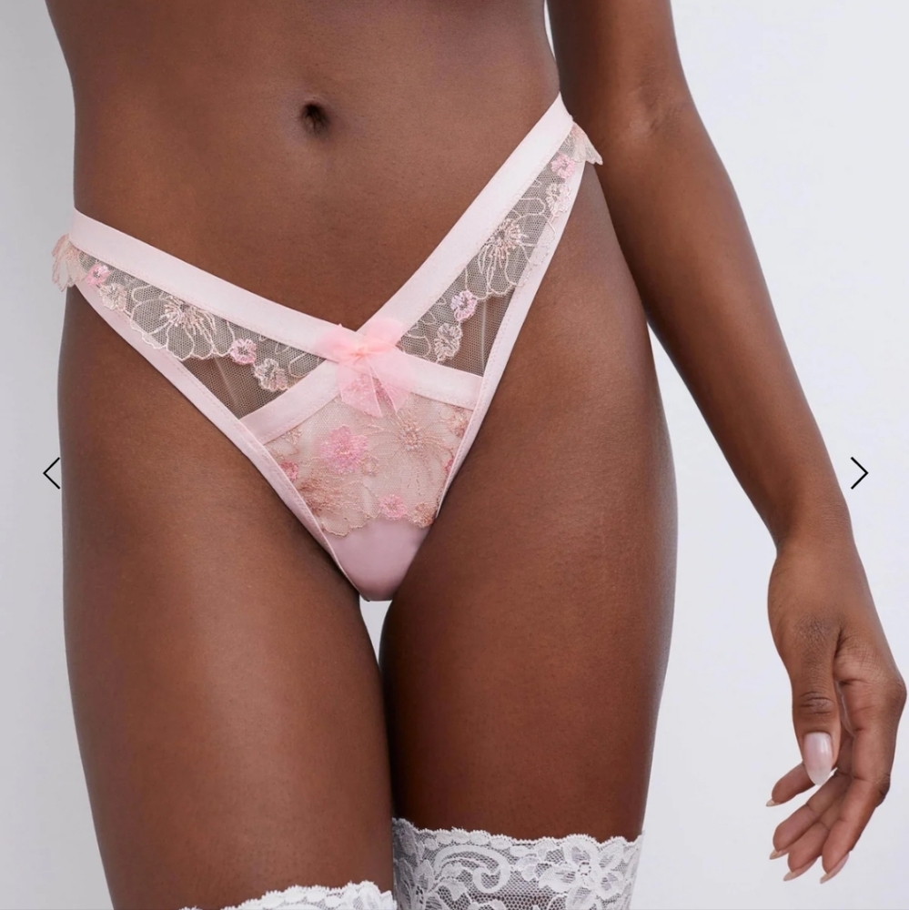 For Love & Lemons Firework Floral Thong Panty